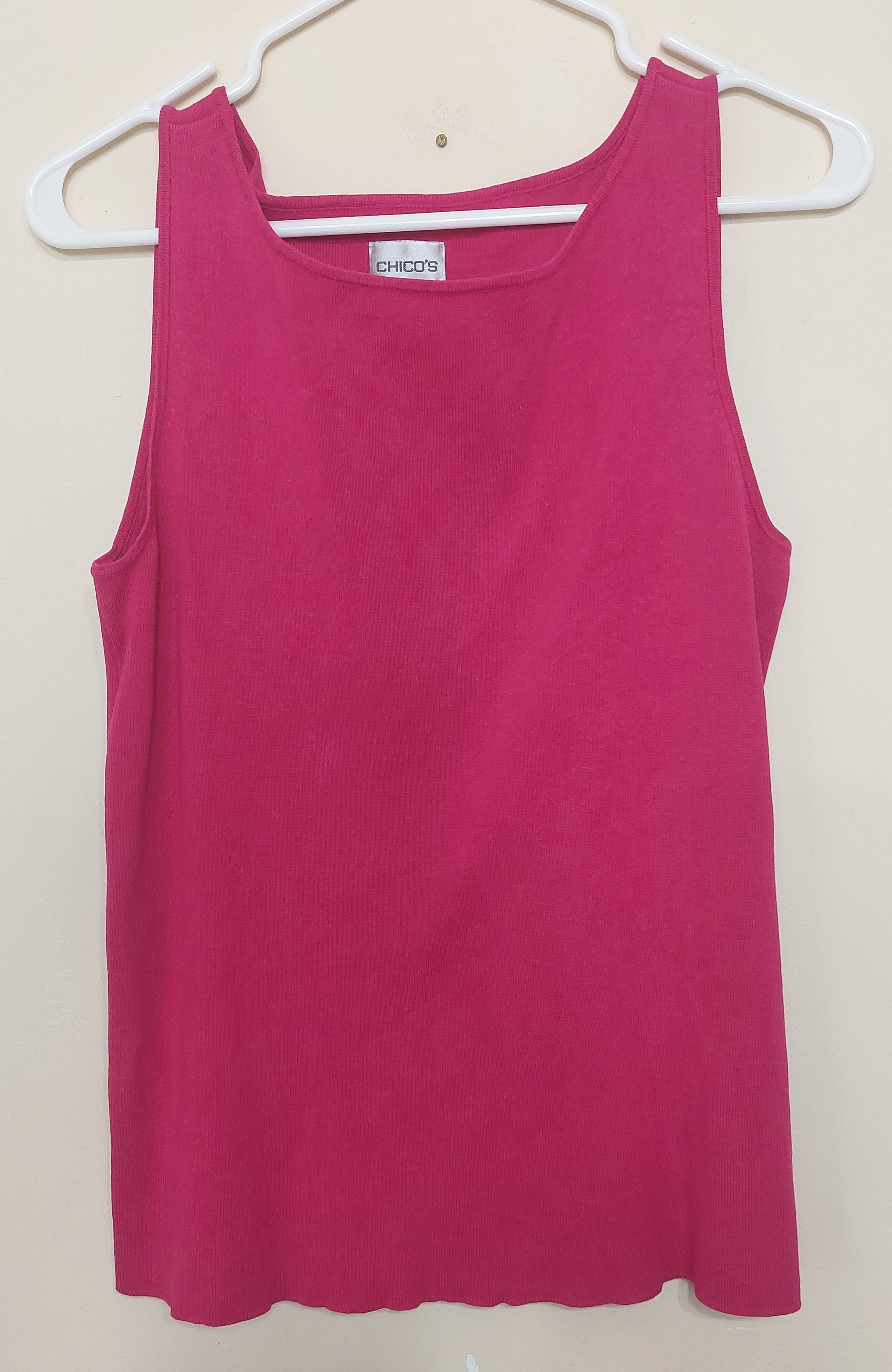7 11 Chicos Size 1 Pink Sleeveless Tank Top
