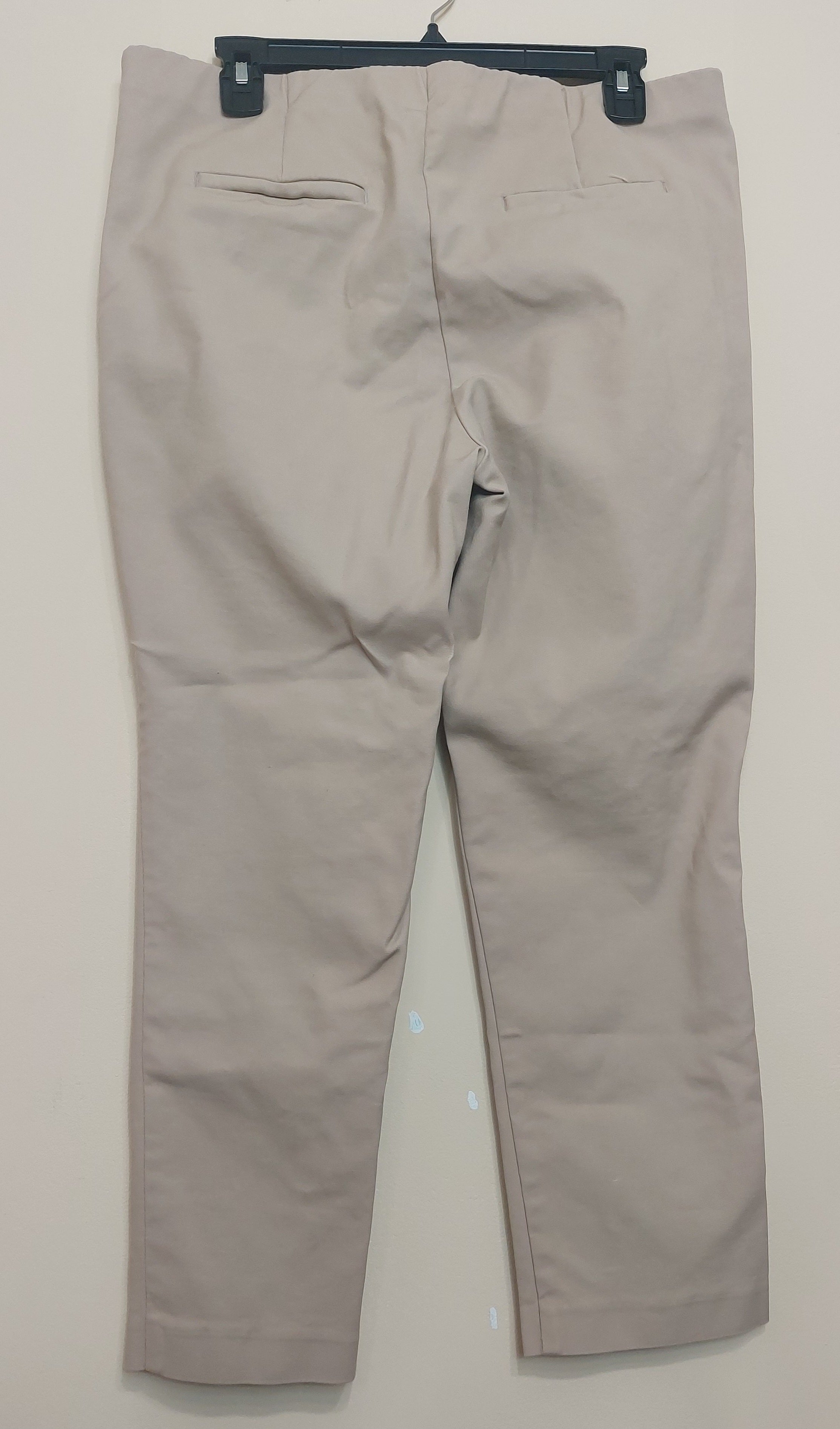 4 42 Chicos Travelers Petite 14 Khaki Straight Leg Career Pants