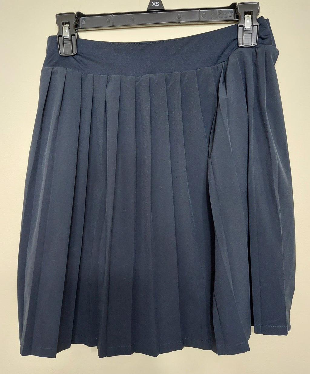 6 15 J. Jill Fit XS Navy Pleated Pull On Skirt