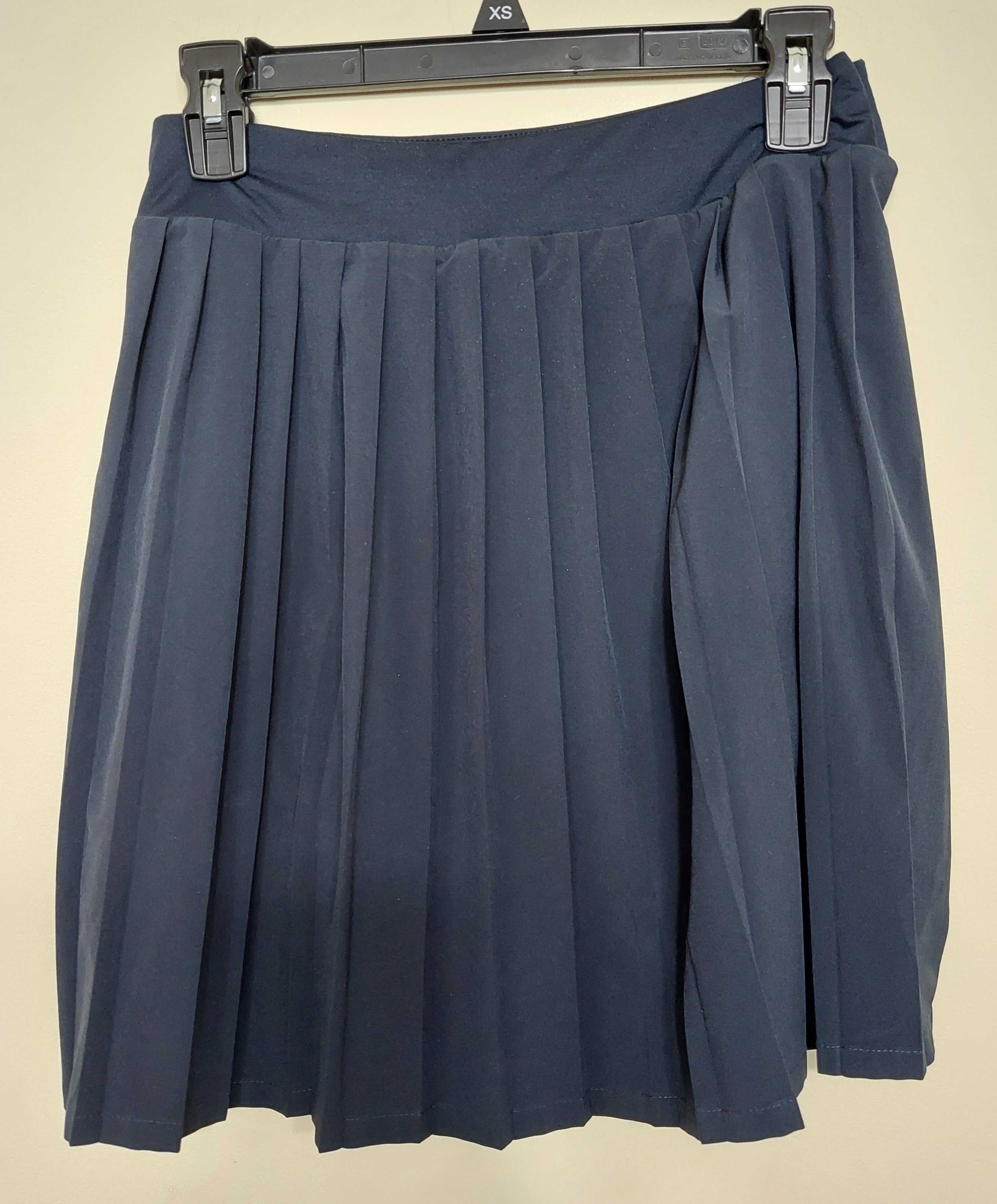 6 15 J. Jill Fit XS Navy Pleated Pull On Skirt
