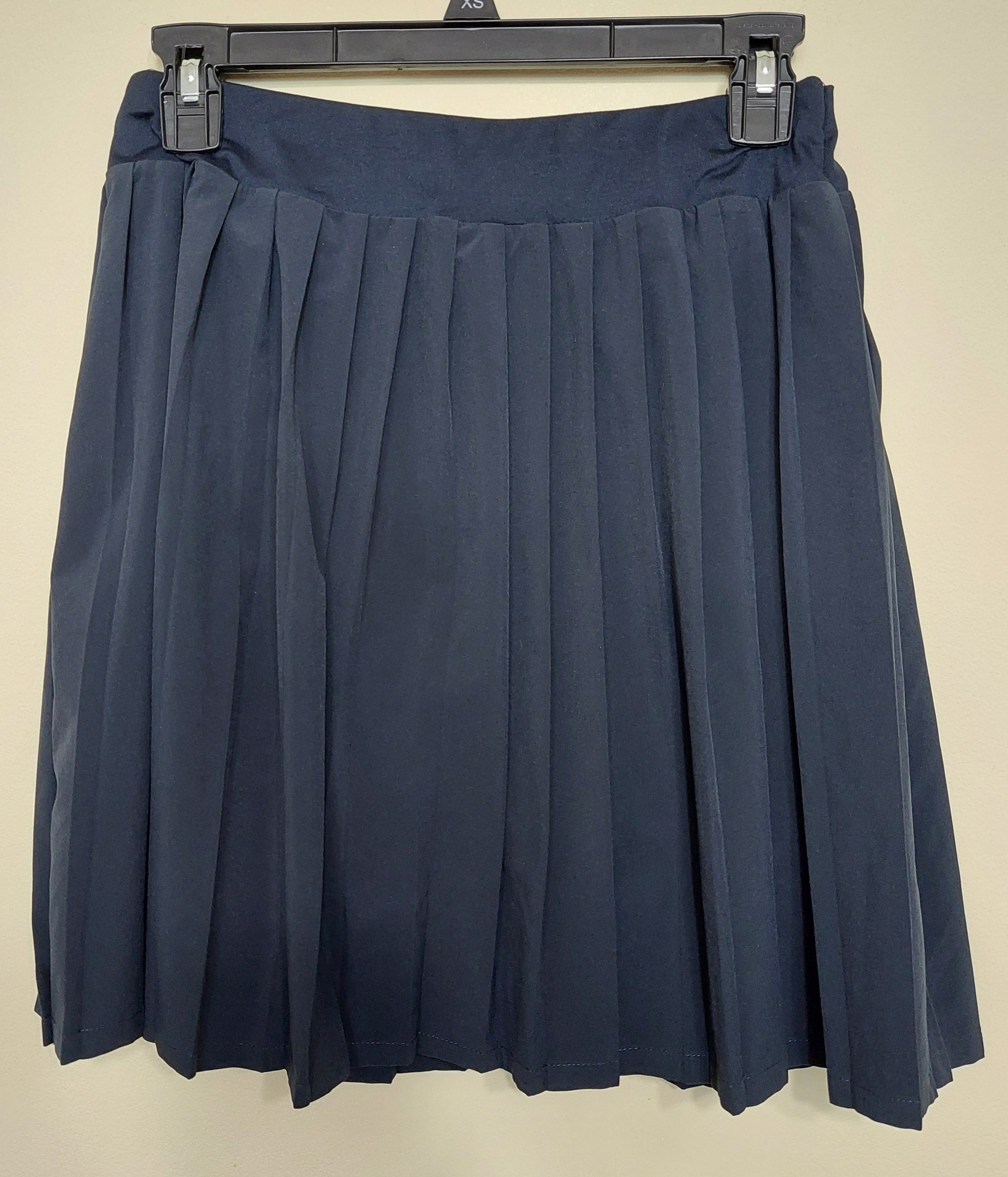 6 15 J. Jill Fit XS Navy Pleated Pull On Skirt