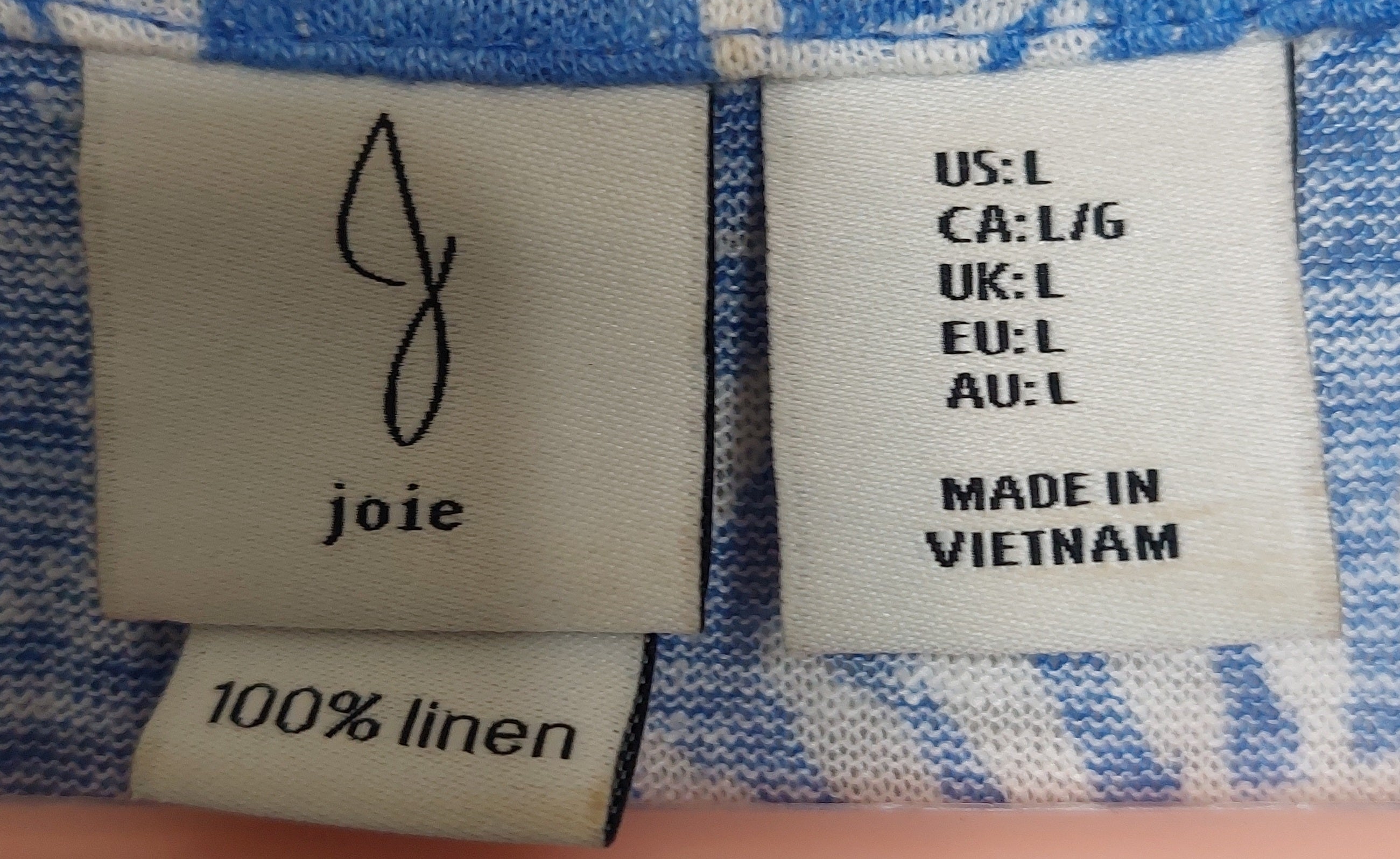 5 16 Joie 100% Linen Paisley Print Sleeveless Top Size Large