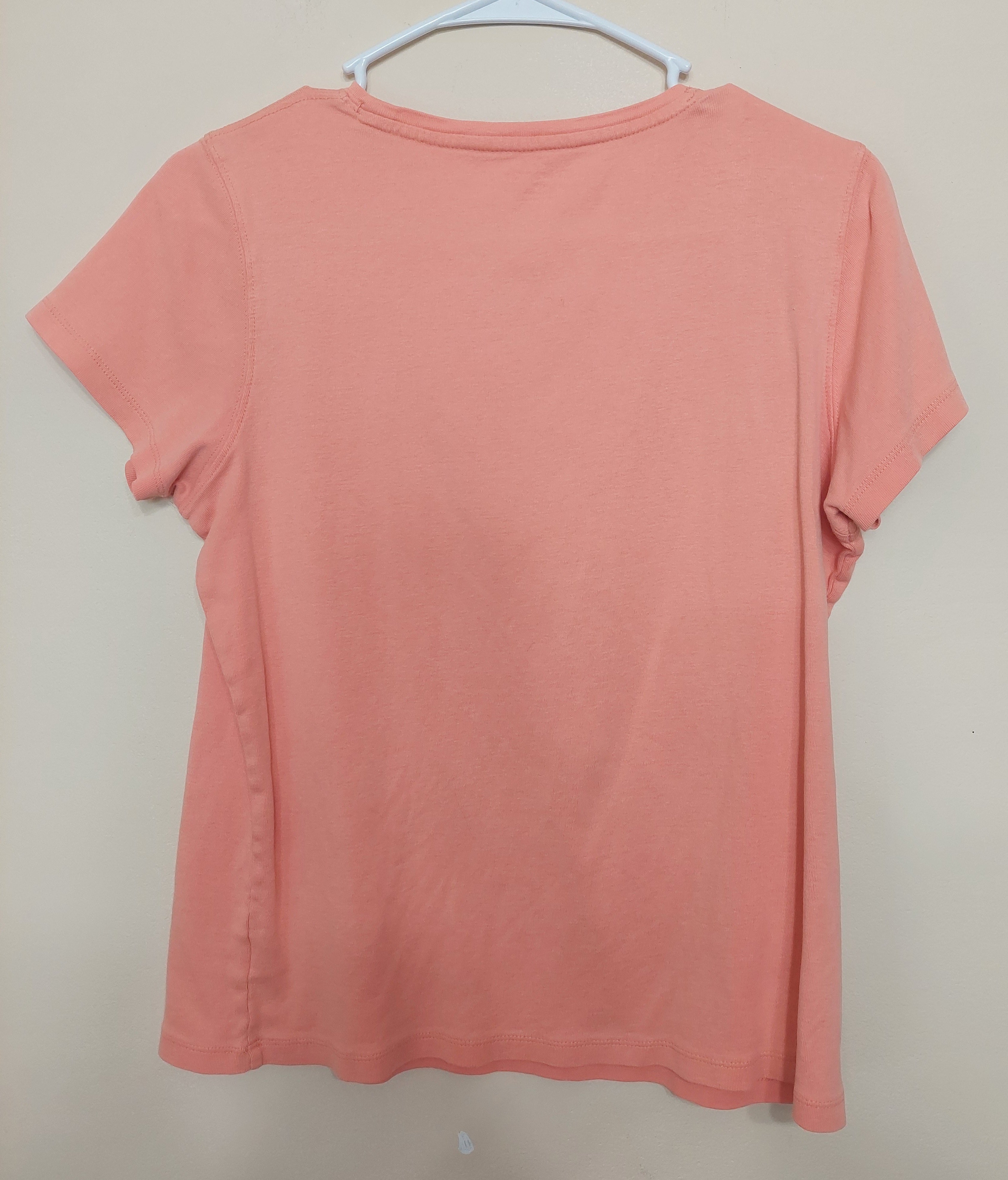7 01 St Johns Bay Size M Coral Short Sleeve Tee