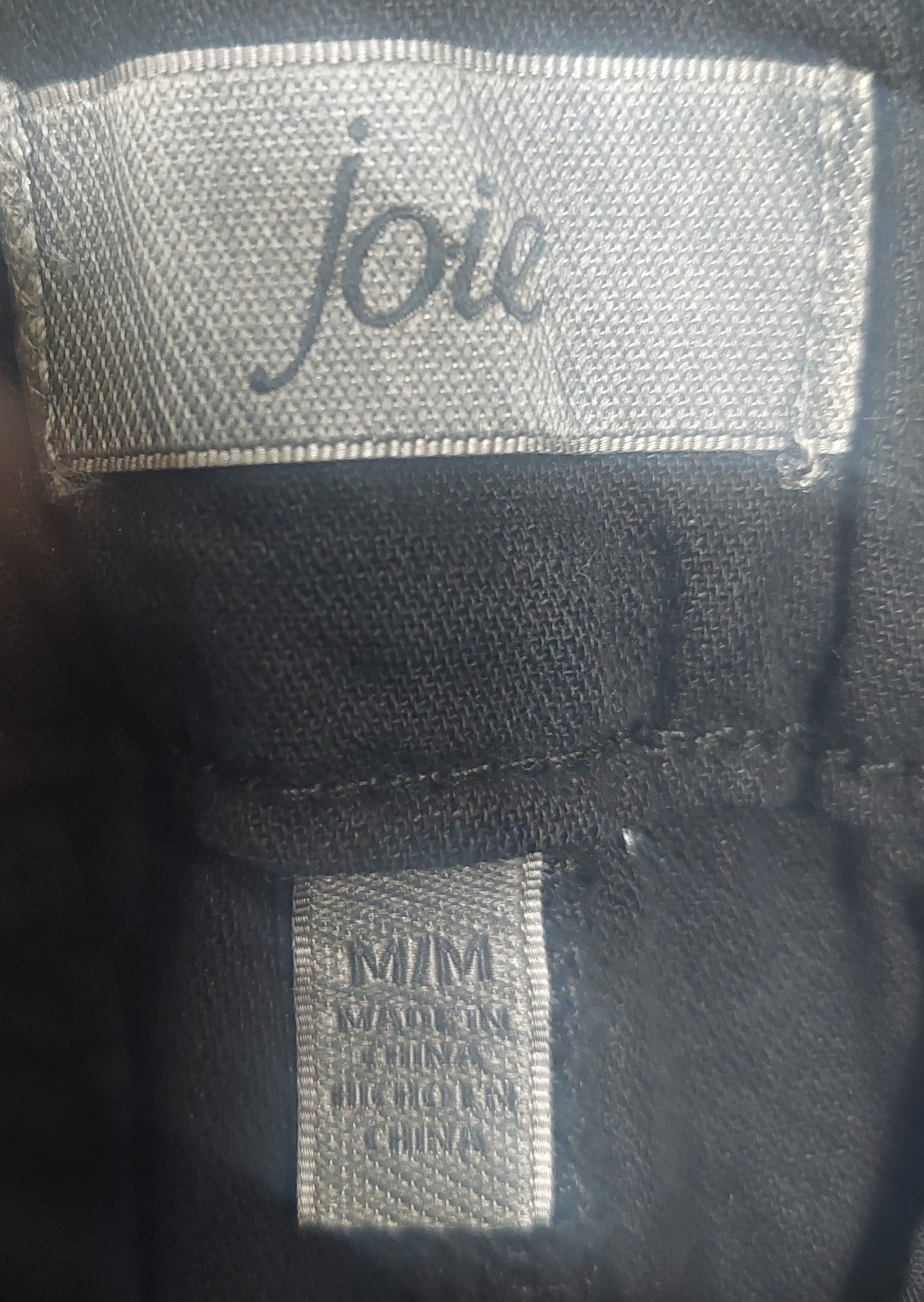 8 01 Joie Women's Black Pull On Linen Blend Shorts Size M Casual Lightweight