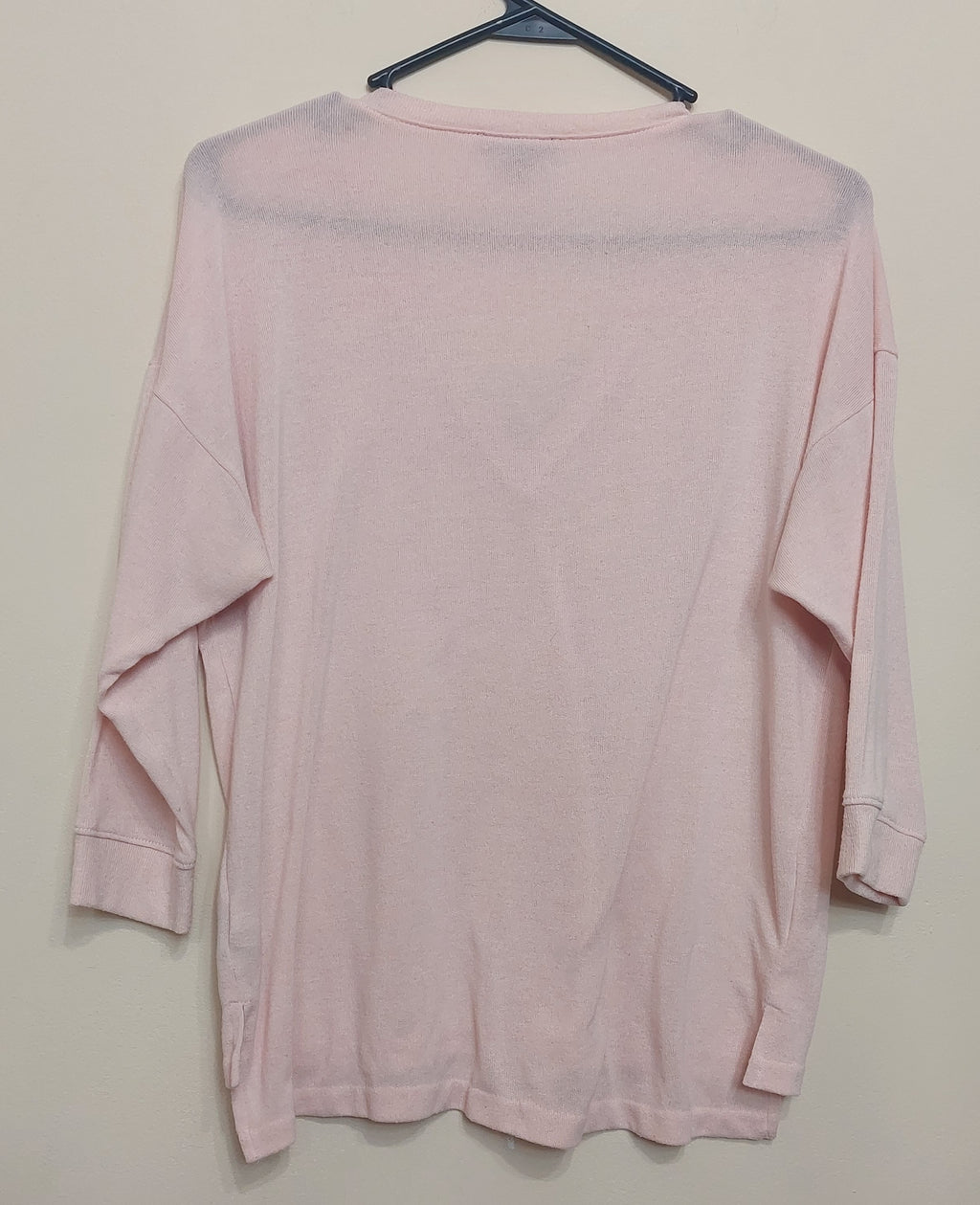 4 28 J Crew Small V Neck Sweater Pink