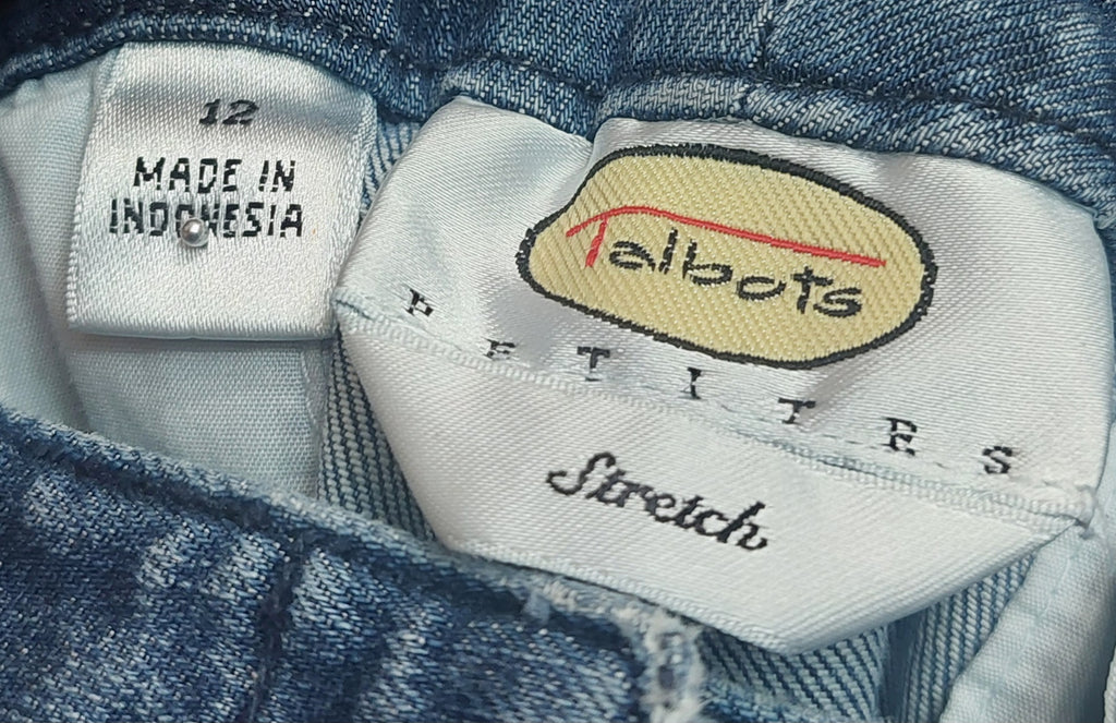 4 40 Talbots Size 12 Denim Bermuda Shorts
