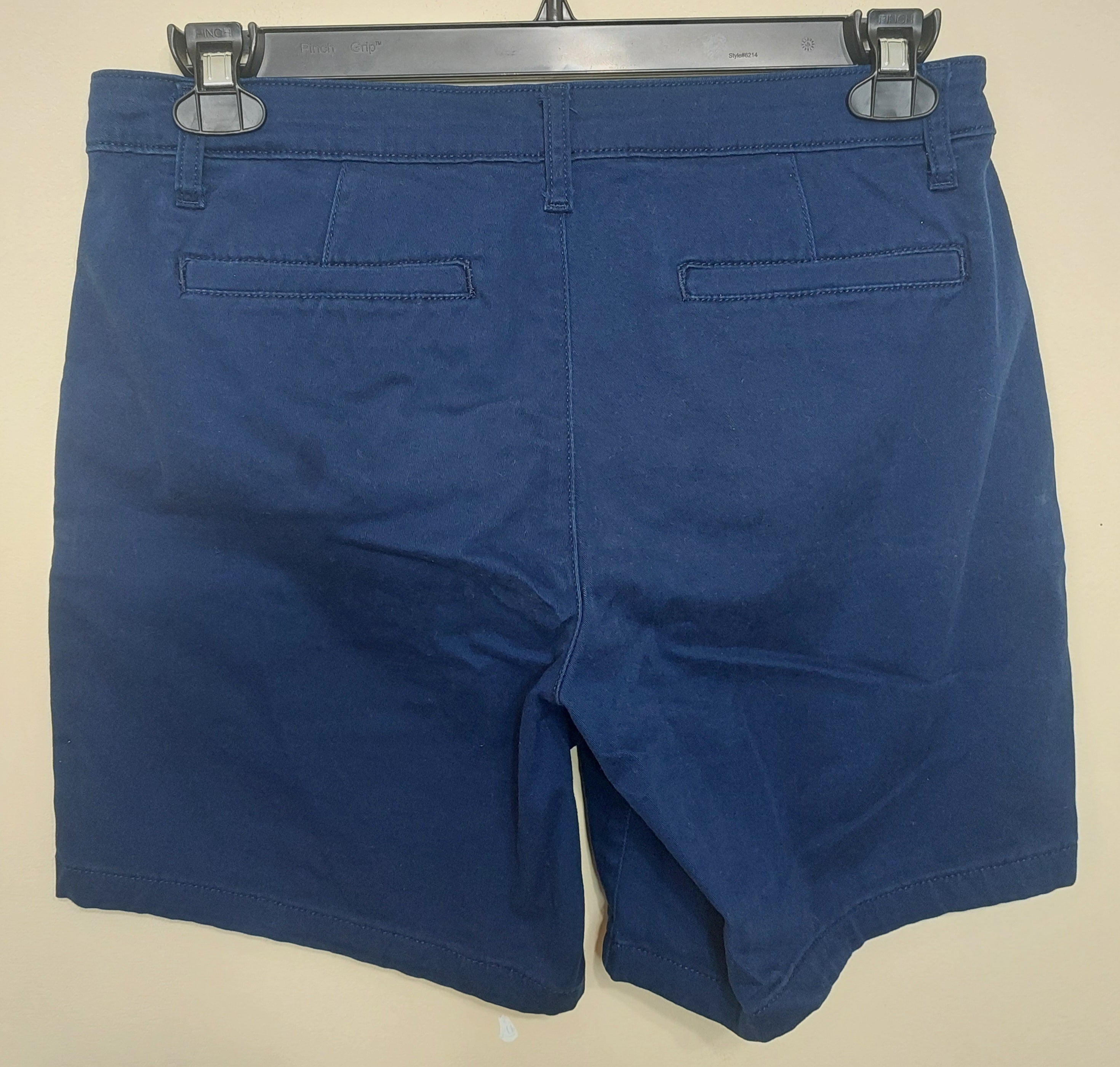 7 22 St Johns Bay Blue 7 Inch Chino Shorts Size 10