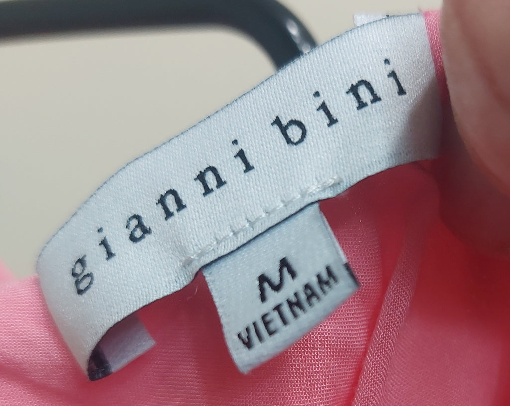 4 06 Gianni Bini Pink Maxi Dress Size M