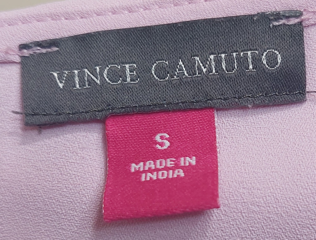 4 25 Vince Camuto S Pink Cowl Neck Bell Sleeve Blouse
