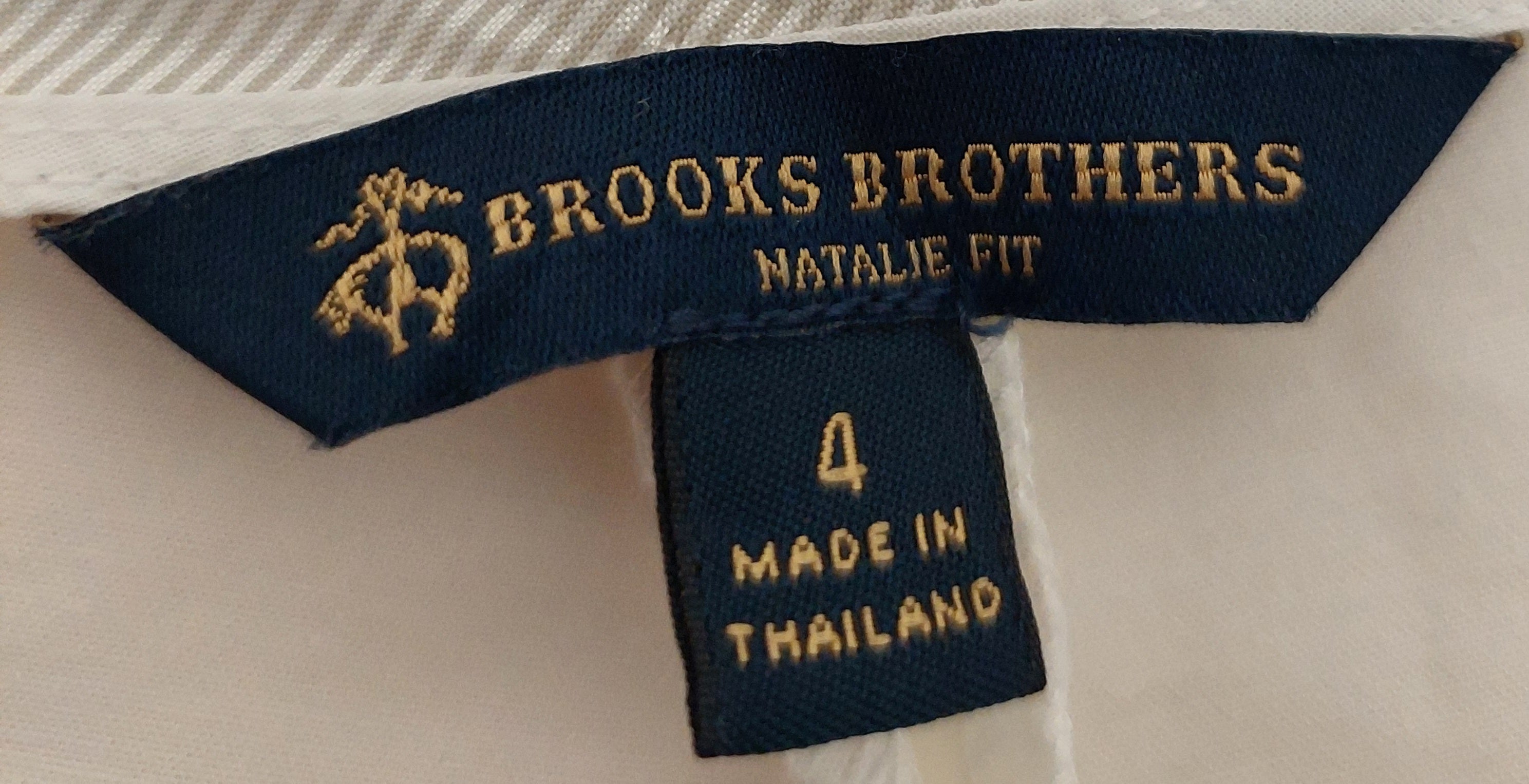 6 27 Brooks Brothers Natalie Fit White Dress Pants Size 4