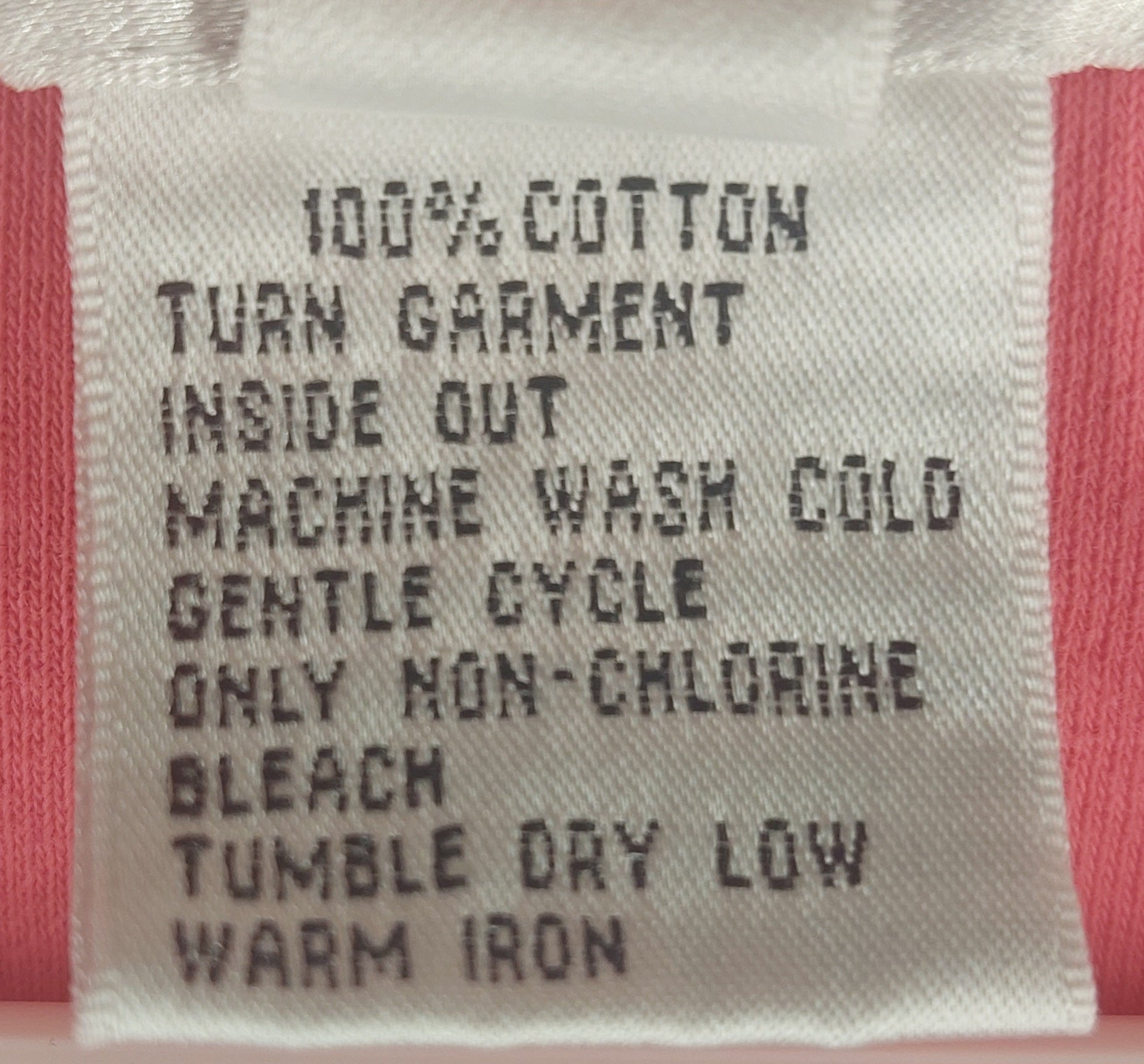 9-02 Talbots Size M Pink Pima Cotton Short Sleeve Crew Neck Tee Shirt