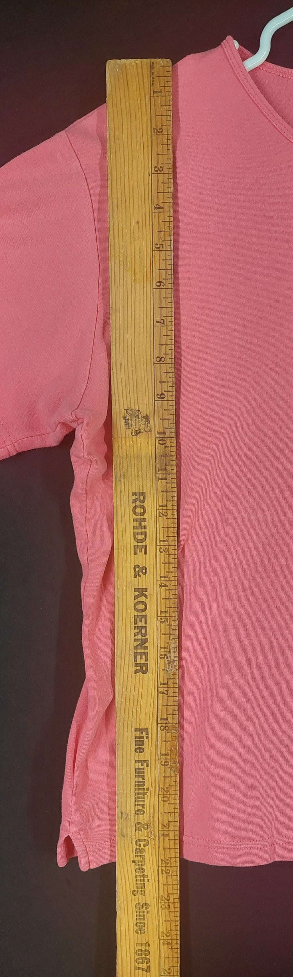 9-02 Talbots Size M Pink Pima Cotton Short Sleeve Crew Neck Tee Shirt