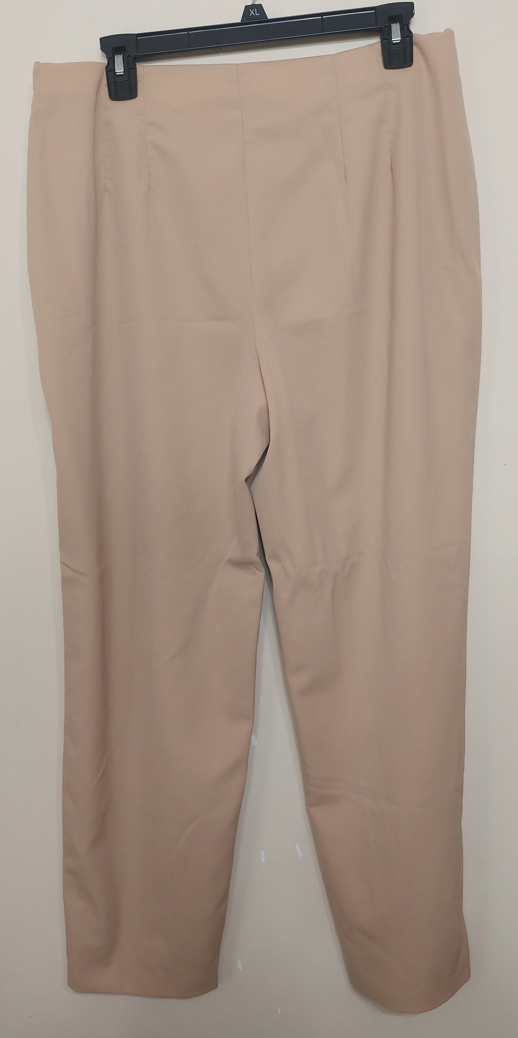 7 30 Talbots 14 Tan Wool Stretch Straight Leg Pants