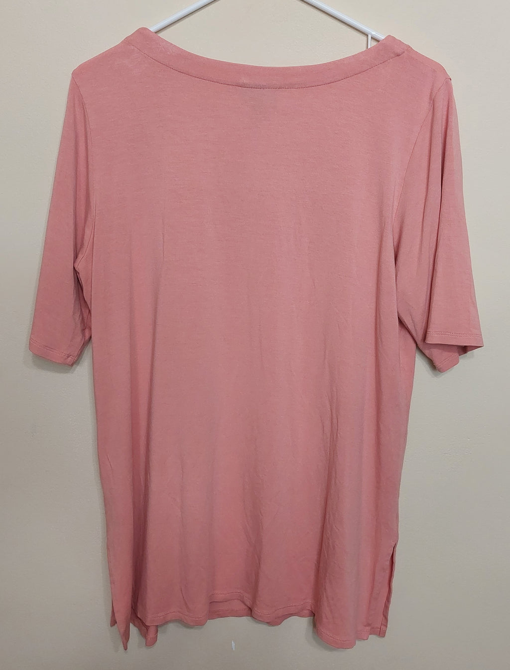 5 33 J Jill Wearever Pink Square Neck Knit Top Medium