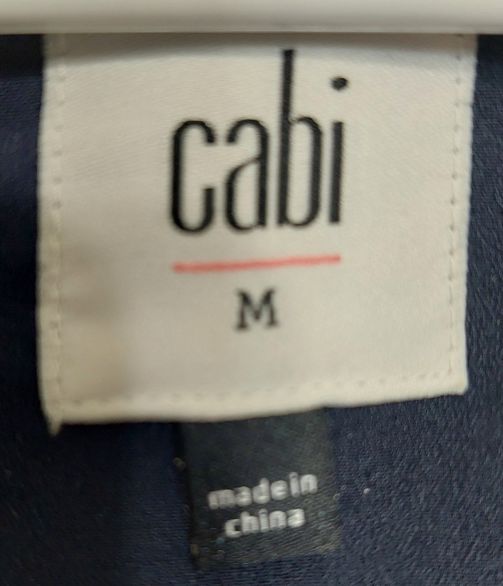 5 34 CAbi Elephant Print Layered Blouse Medium