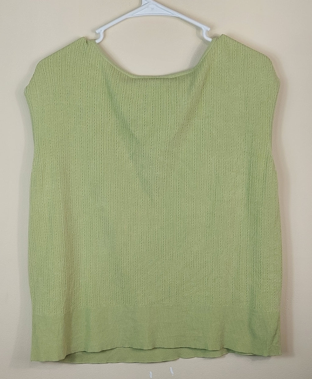 2 22 Talbots Knit Tank Green Size XL