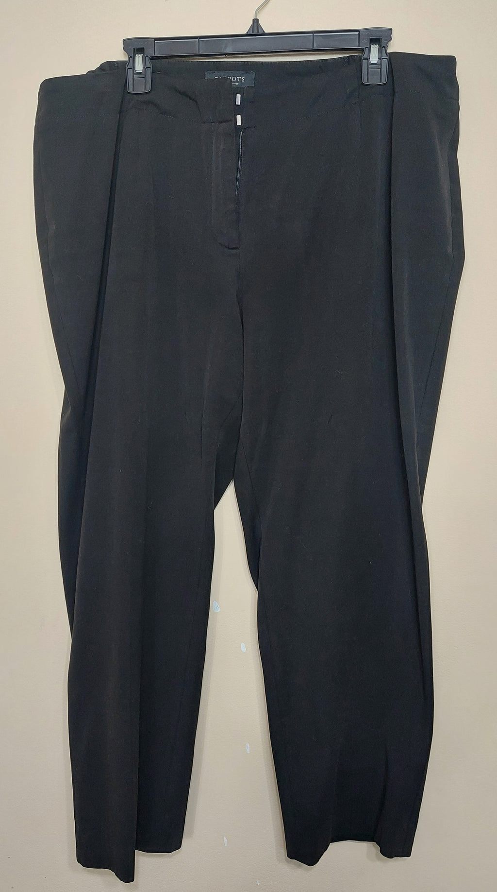 5 36 Talbots Heritage Black Straight Leg Pants 18WP