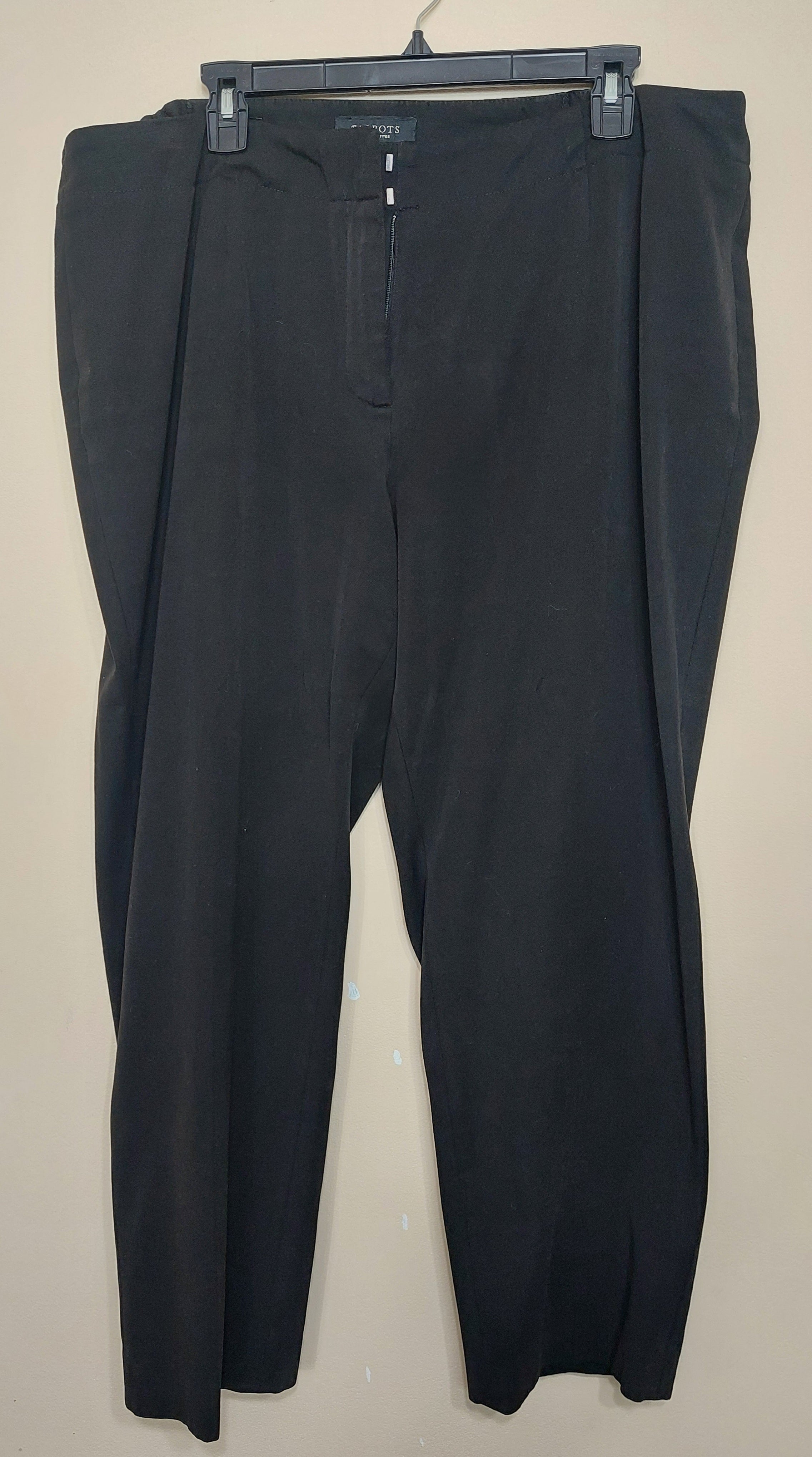 5 36 Talbots Heritage Black Straight Leg Pants 18WP