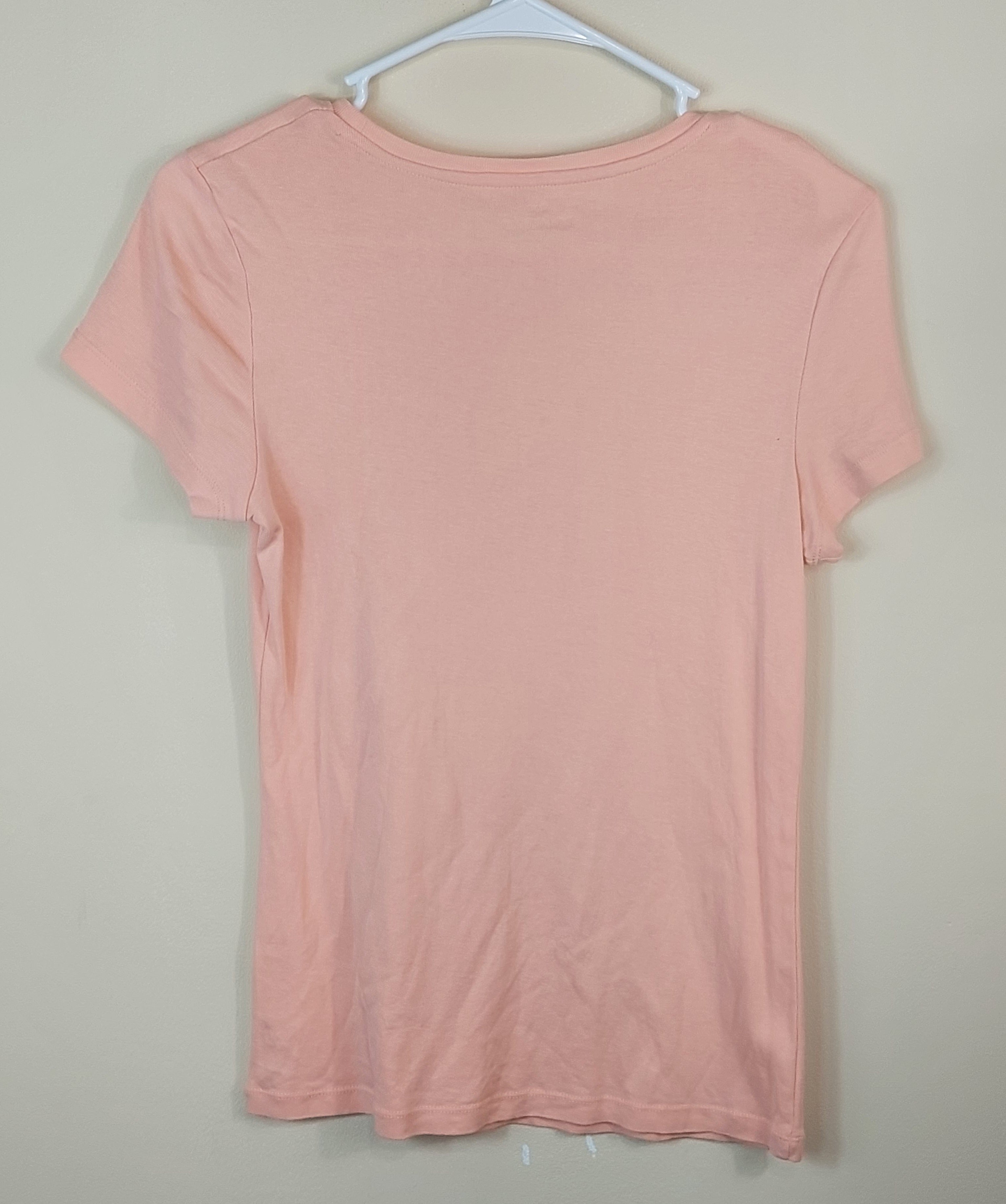 2 04 Talbots Pima Cotton Tee Pink Size XS