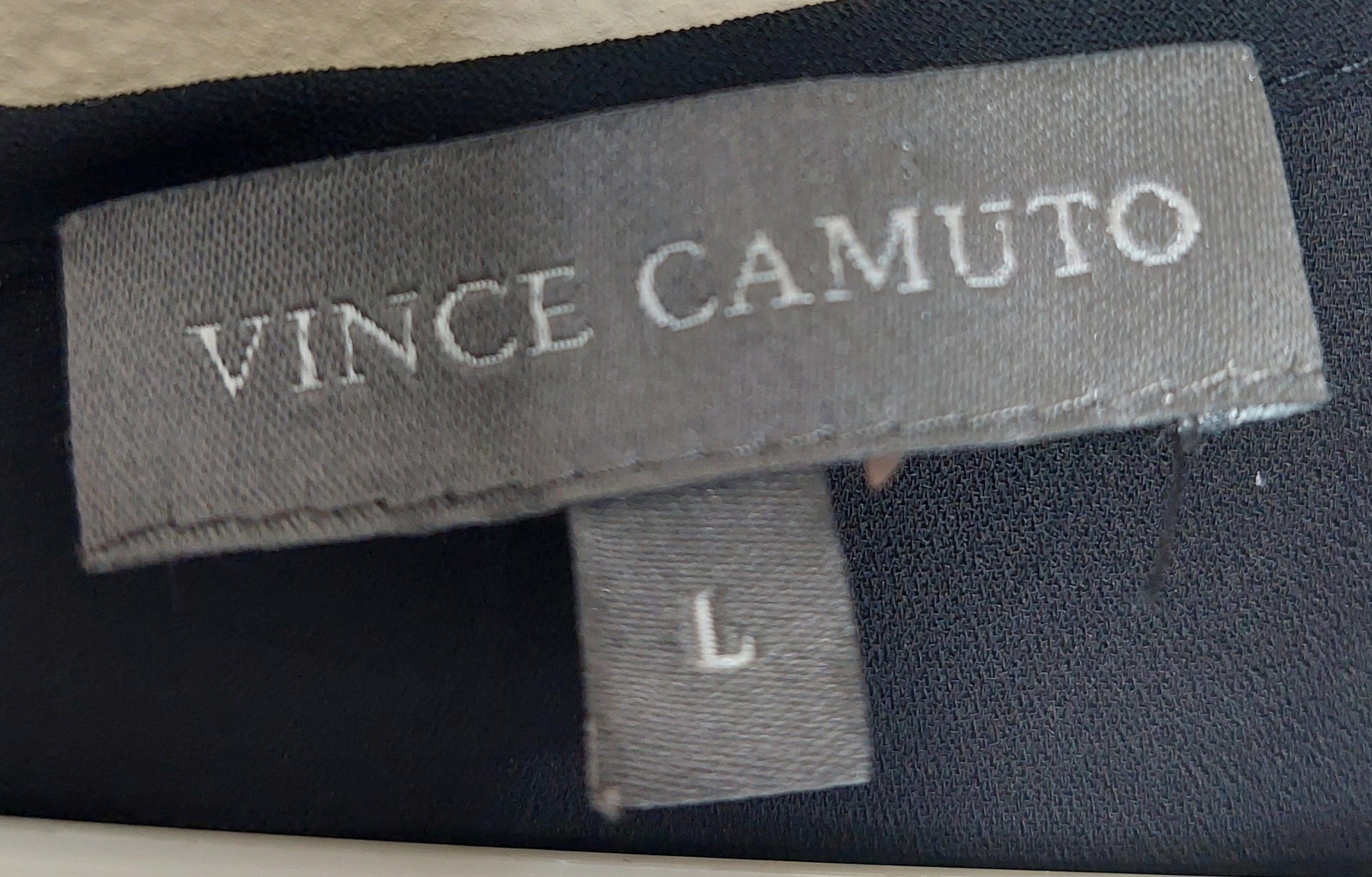 5 37 Vince Camuto Black Bell Sleeve Blouse Large