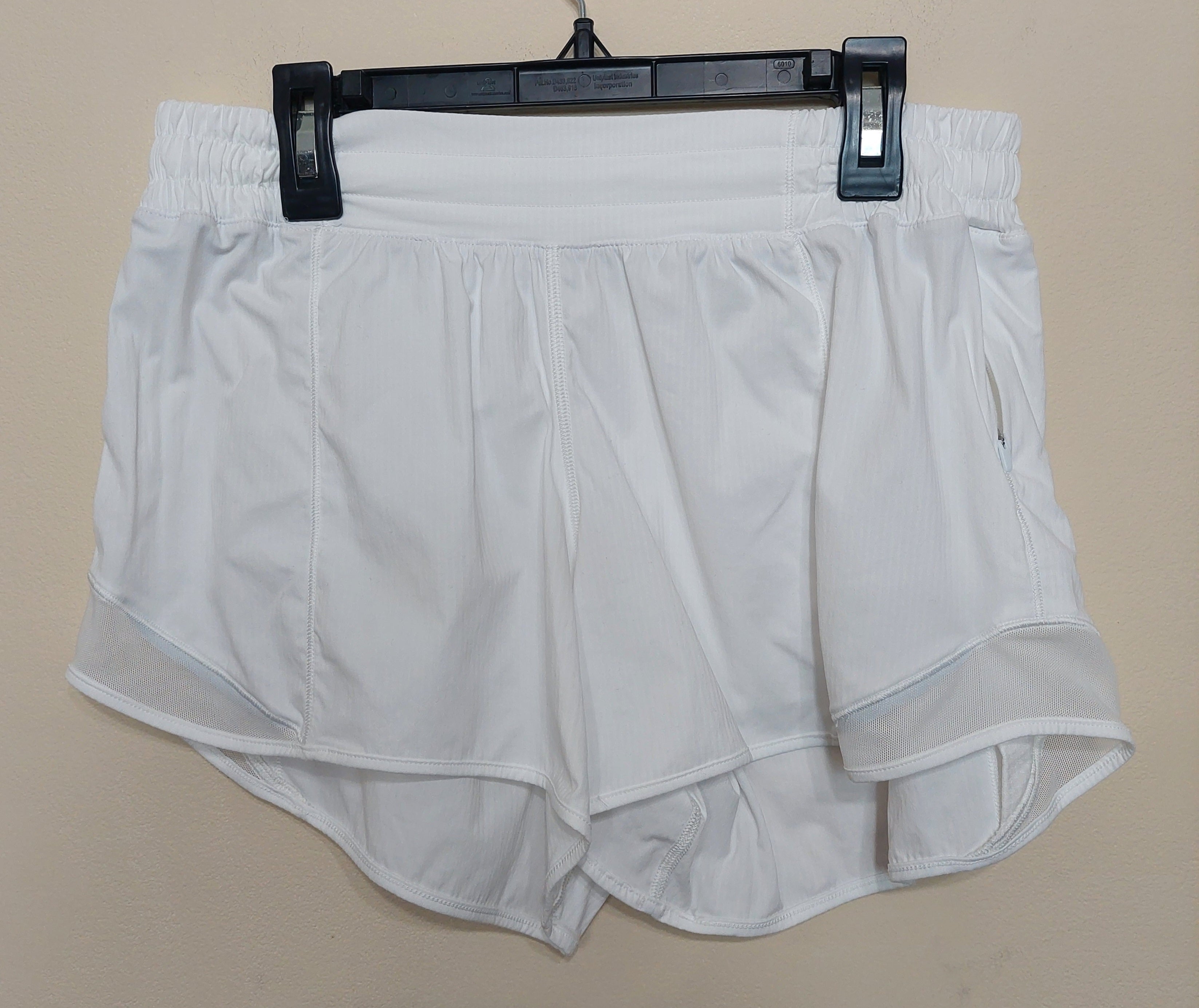 7 37 Lululemon Estimated Small White Running Shorts