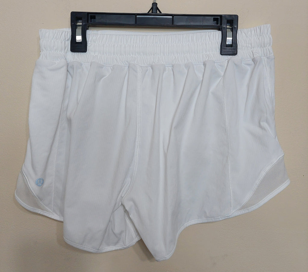 7 37 Lululemon Estimated Small White Running Shorts