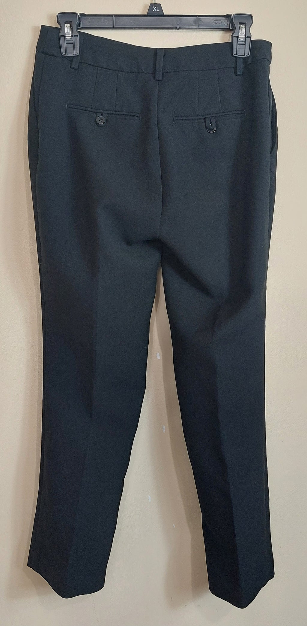 3 06 Talbots Size 8 Estimated Black Dress Pants Straight Leg Classic Career Essential