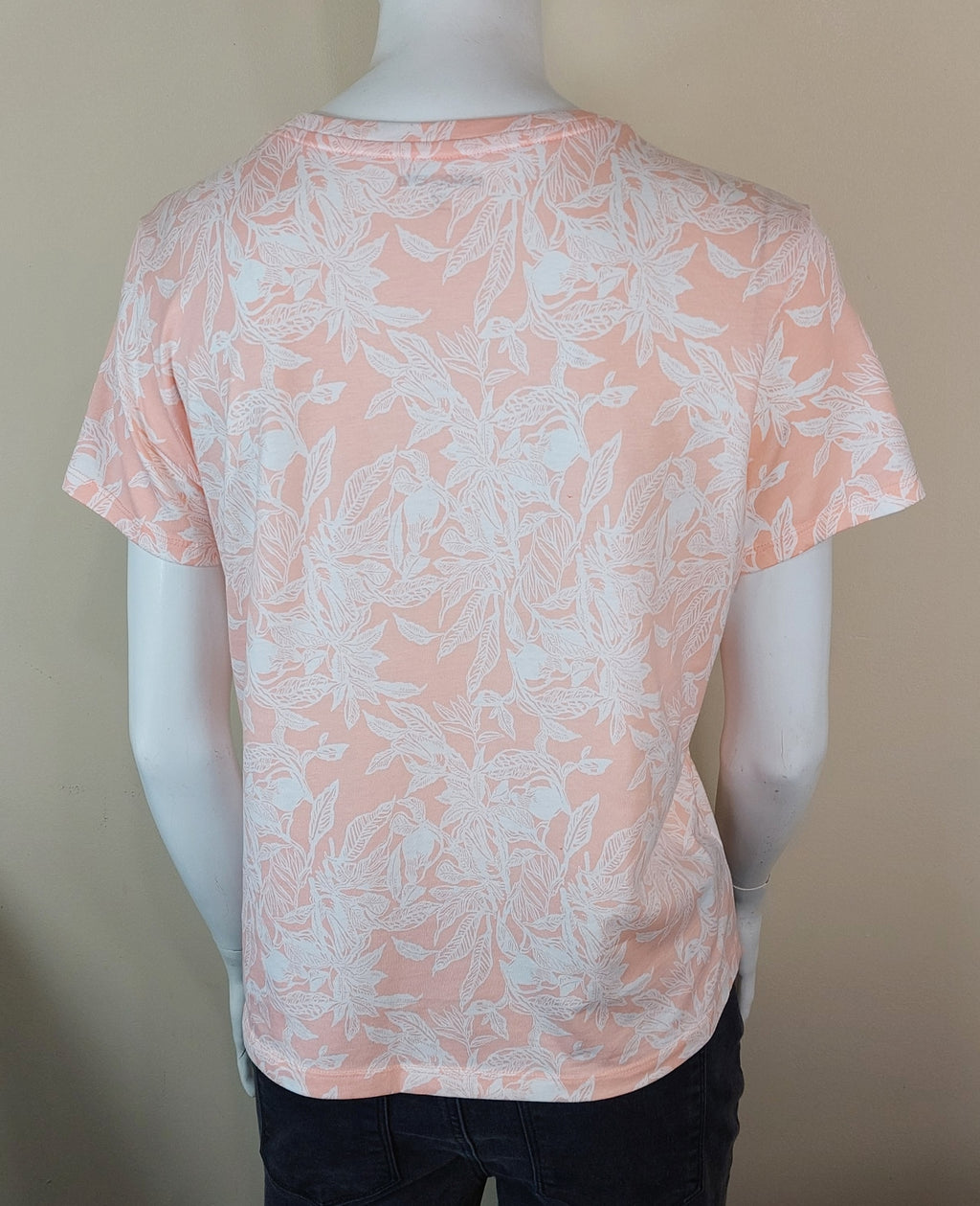 1 04 Lands' End Petite Medium Peach Blouse