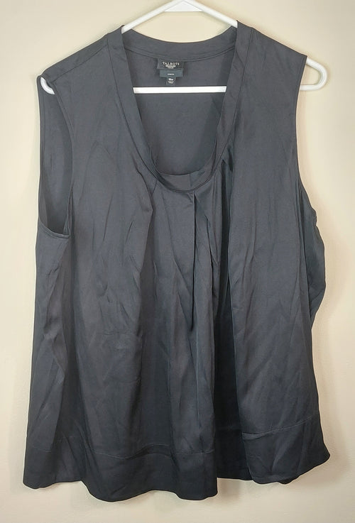 2 15 Talbots Sleeveless Top Black Size 18w