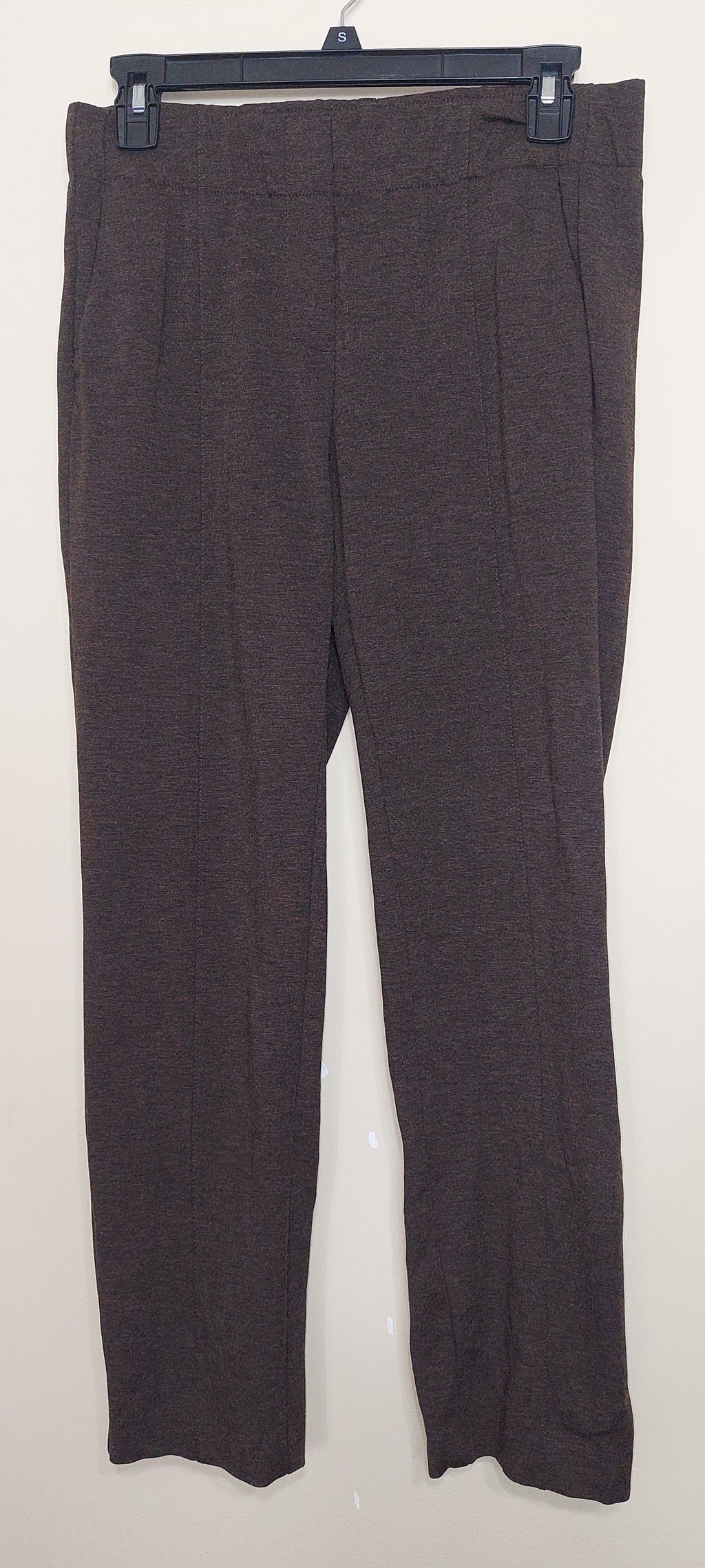 5 40 J Jill Ponte Slim Leg Pants Brown XS Petite