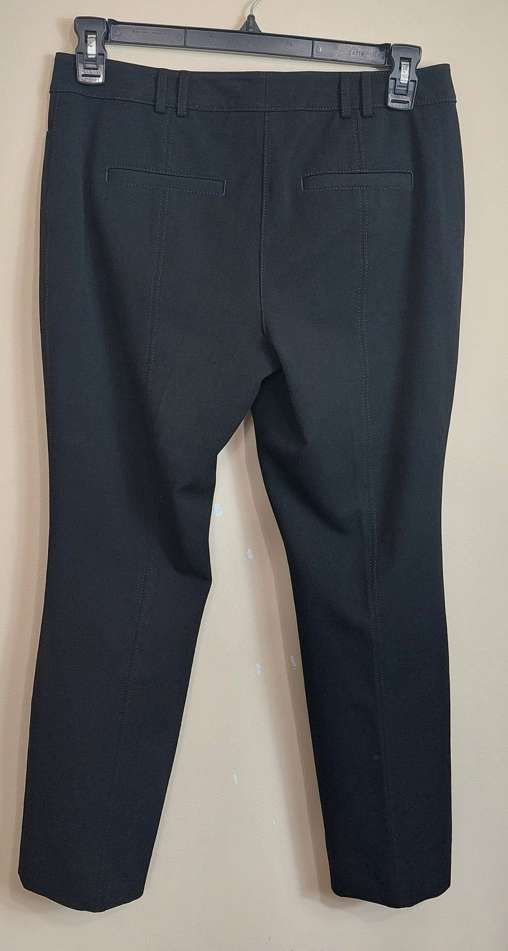 3 37 White House Black Market 6S Dress Pants Black Straight Leg Career Pants Classic Wardrobe Staple