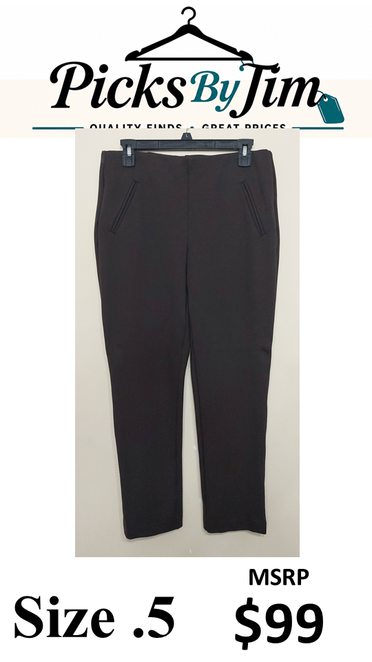 7 42 Chicos Size 0.5 Brown Slim Leg Pants