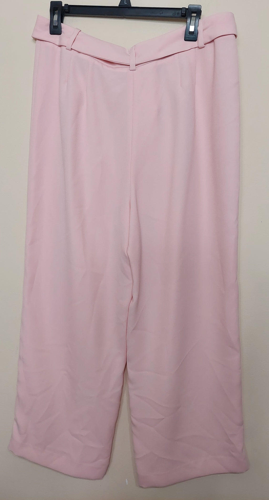 7 43 Vince Camuto Size 8 Pink Wide Leg Tie Waist Pants