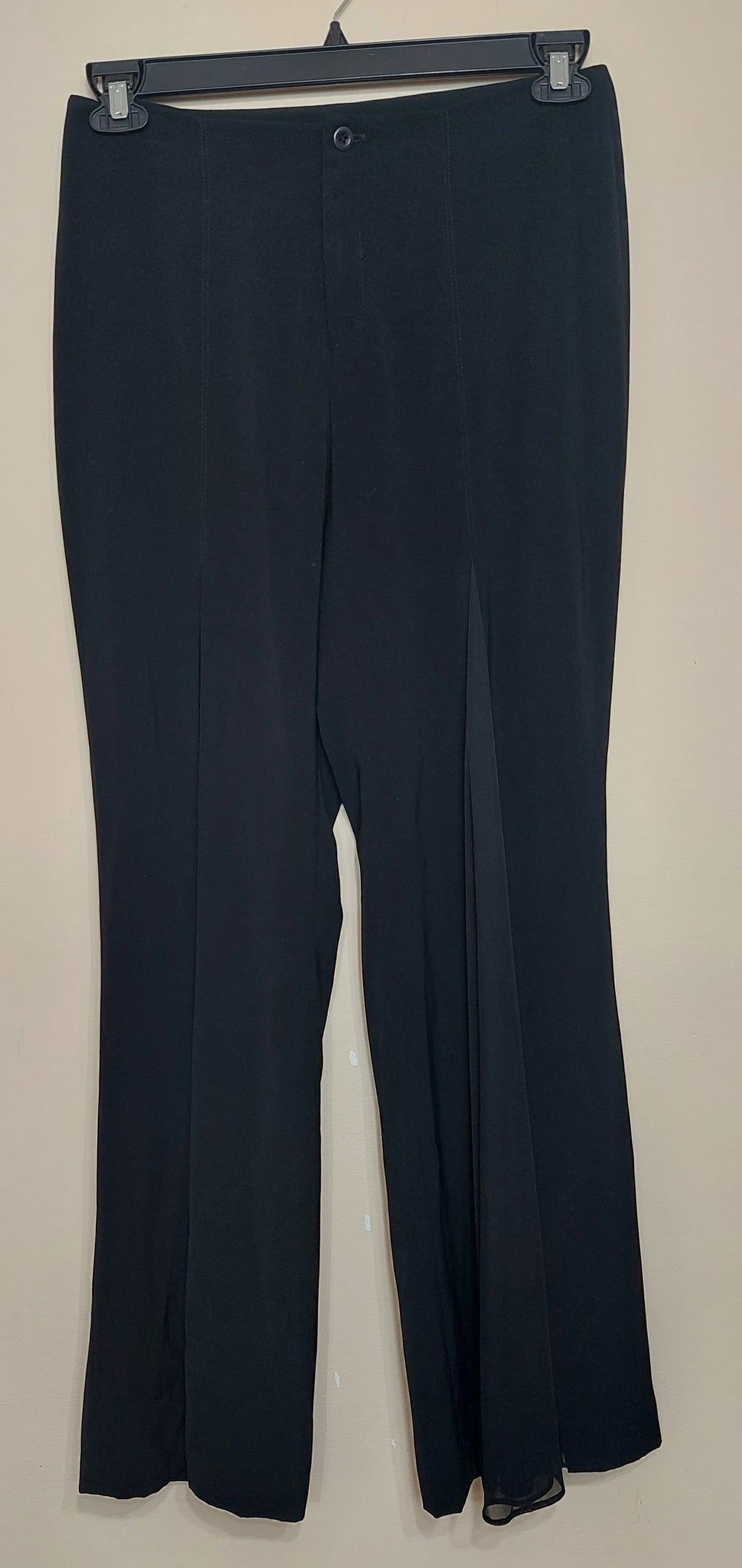 6 46 White House Black Market Size 8 Sheer Leg Black Dress Pants