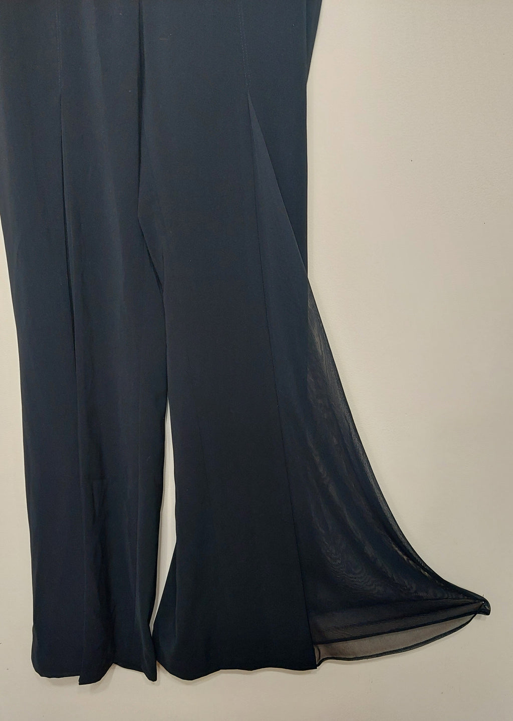 6 46 White House Black Market Size 8 Sheer Leg Black Dress Pants