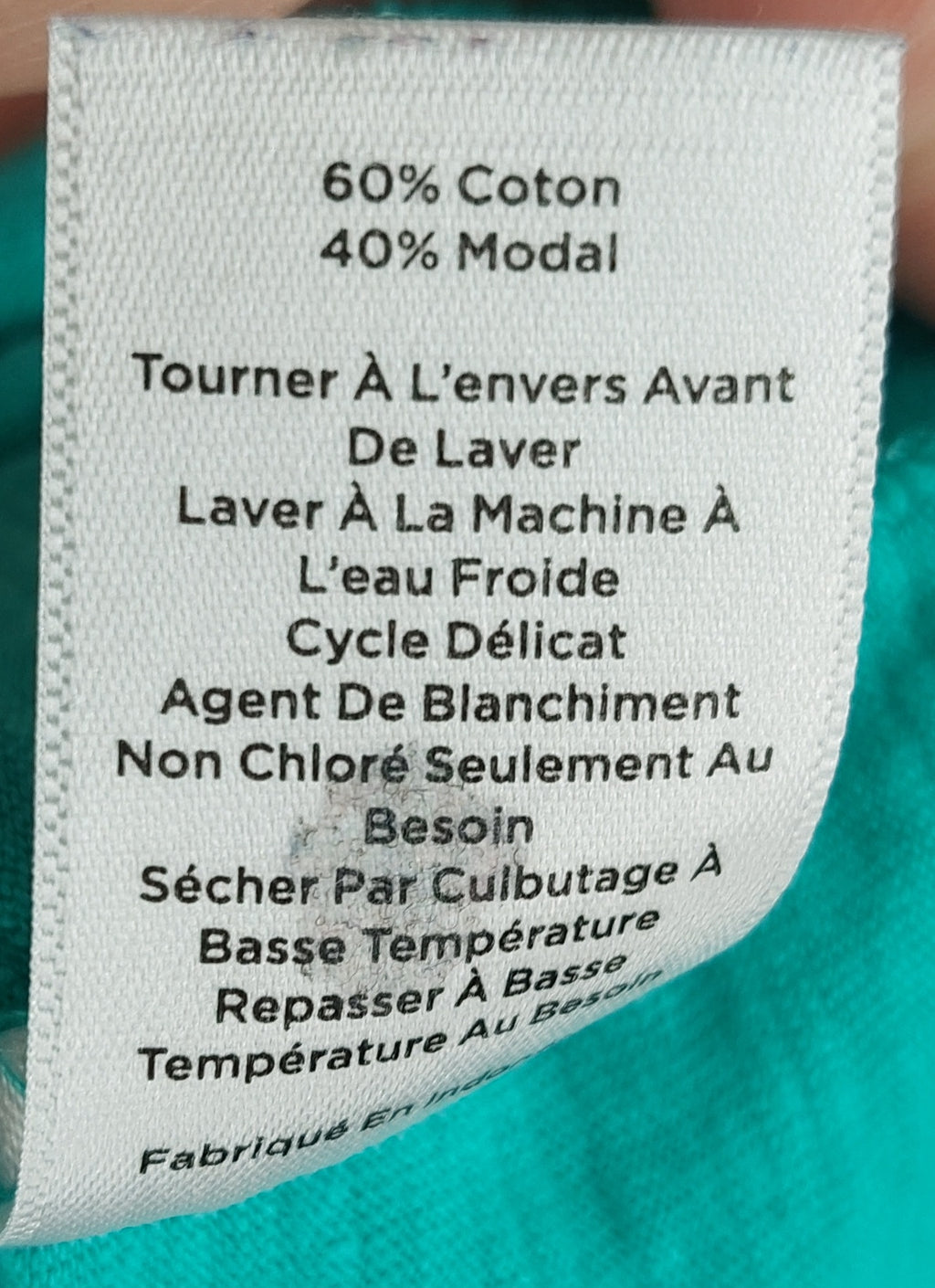 9-46 Talbots XS Women’s Teal Short Sleeve Slub Knit Cotton Modal Top