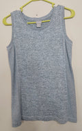 8 04 Chico's Size 0 Zenergy Gray Space Dye Sleeveless Tank Top Women's US 4/6