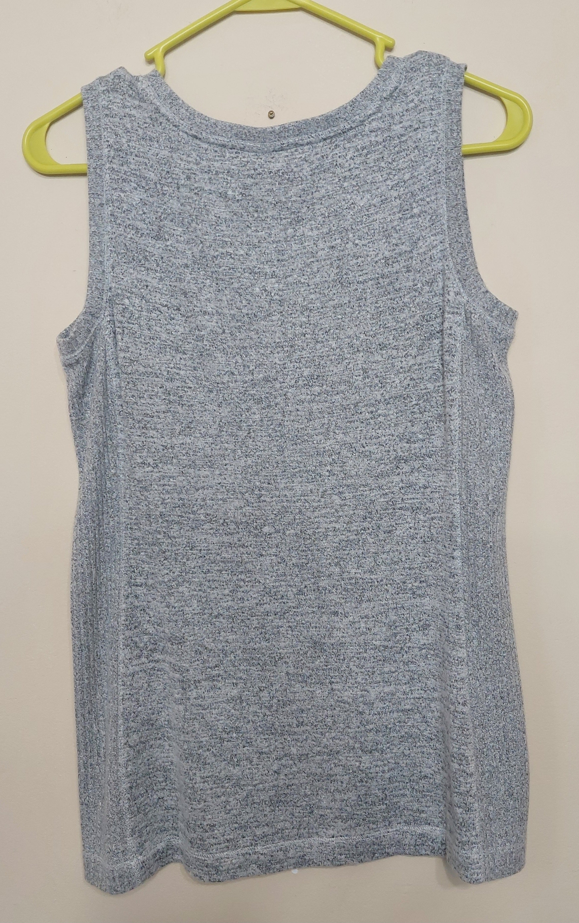 8 04 Chico's Size 0 Zenergy Gray Space Dye Sleeveless Tank Top Women's US 4/6