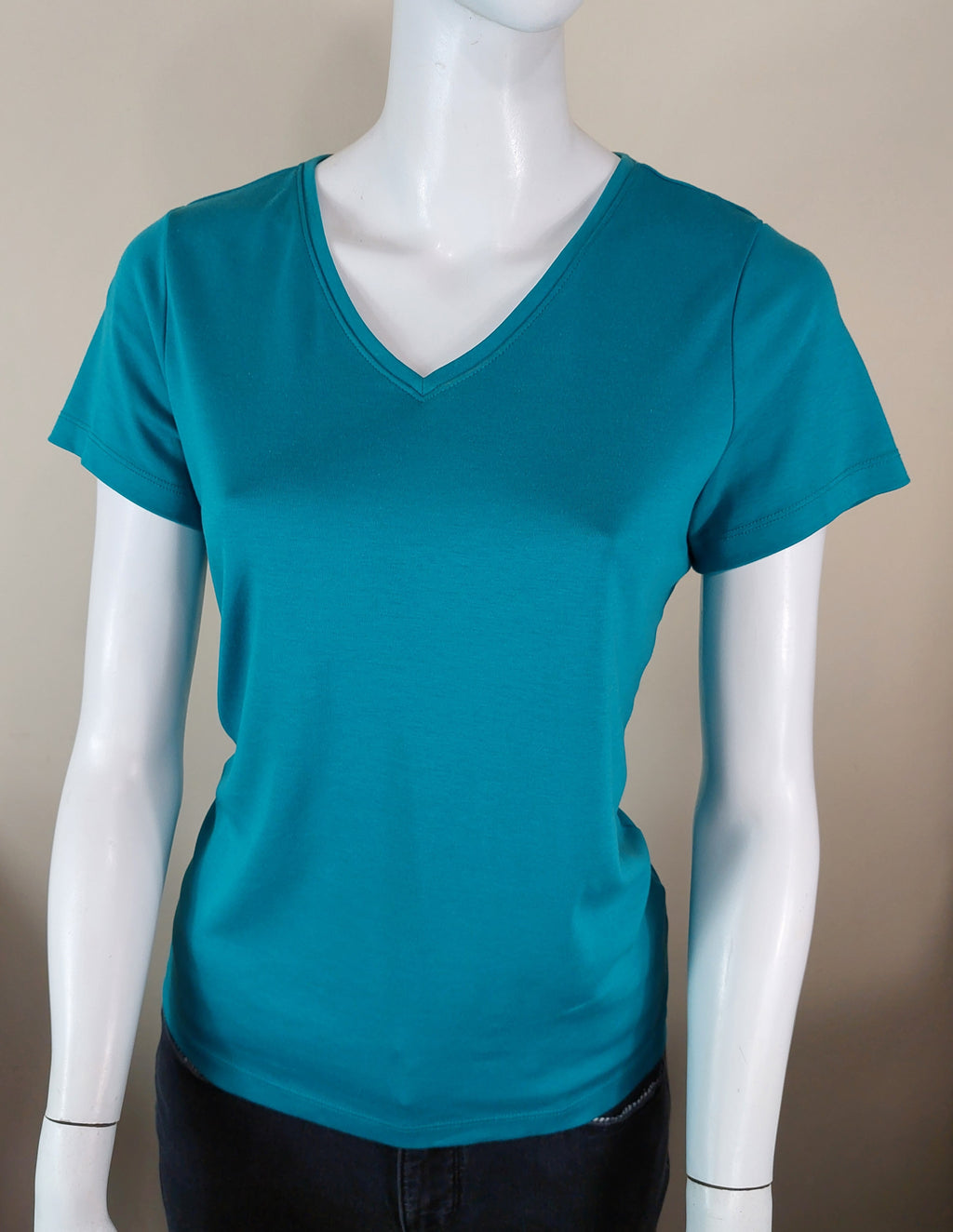 1 05 L.L. Bean Petite Small Blue Blouse