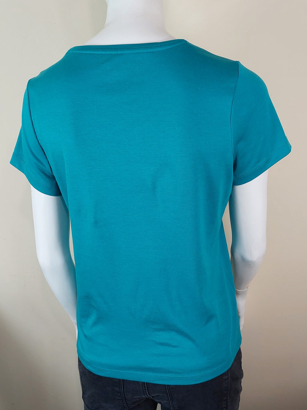 1 05 L.L. Bean Petite Small Blue Blouse