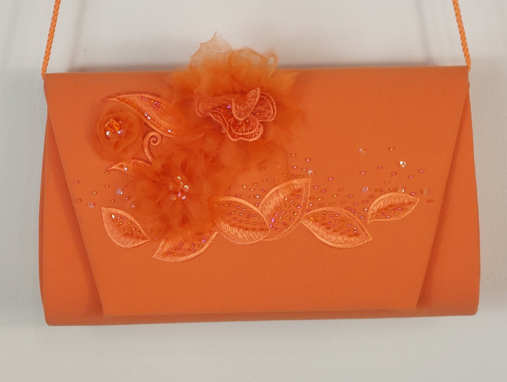 1 39 Milano Clutch Bag Orange