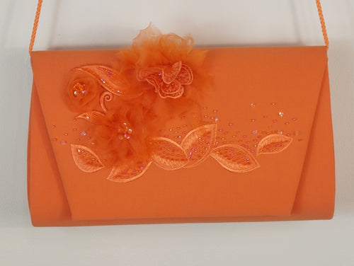 1 39 Milano Clutch Bag Orange