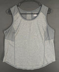 8-52 Tek Gear Size XL DryTek Gray Athletic Tank Top Racerback Workout Activewear