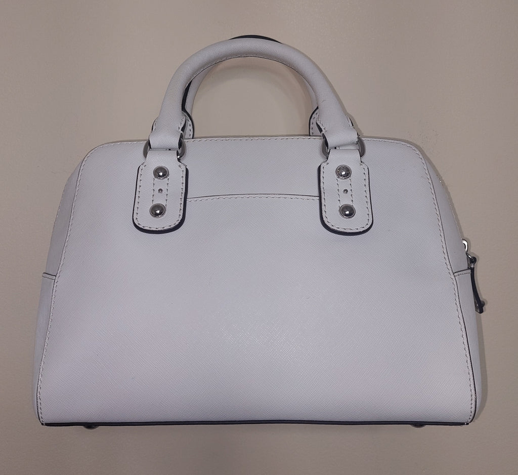 4 39 Michael Kors White Hamilton Satchel Purse