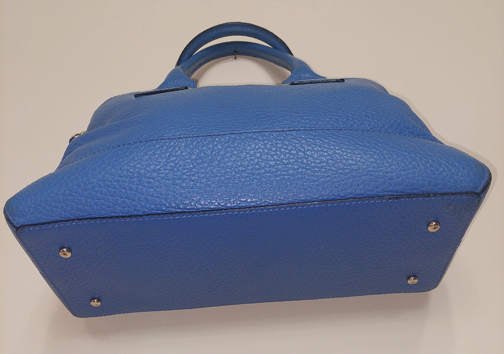 4 45 Kate Spade Blue Leather Satchel Purse