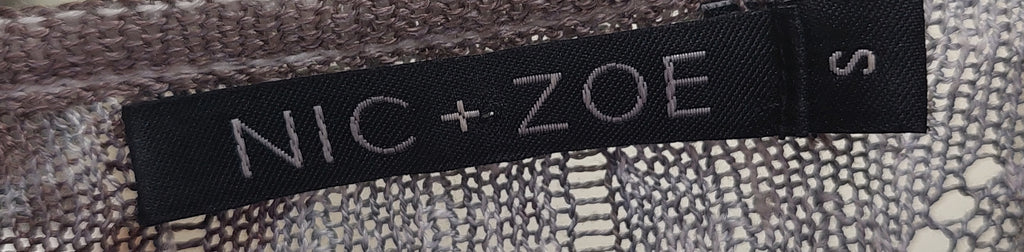2 40 Top By Nic+Zoe Abstract print neutral color Size S