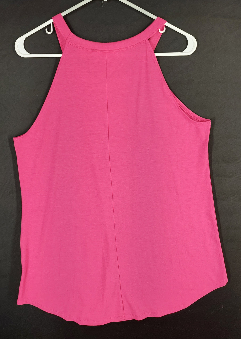 8-62 Zenana XL Pink Sleeveless Tank Top Racerback Scoop Neck Stretch Casual