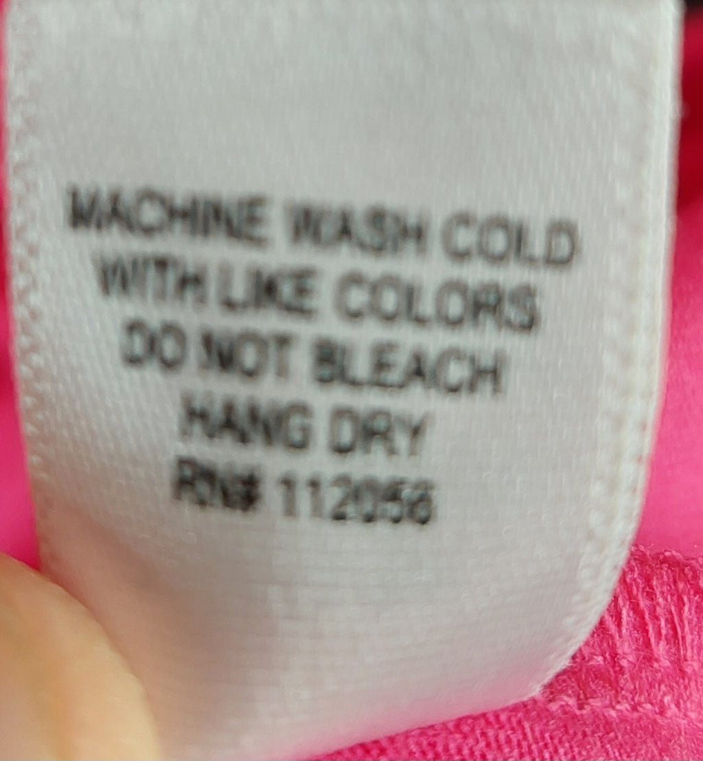 8-62 Zenana XL Pink Sleeveless Tank Top Racerback Scoop Neck Stretch Casual