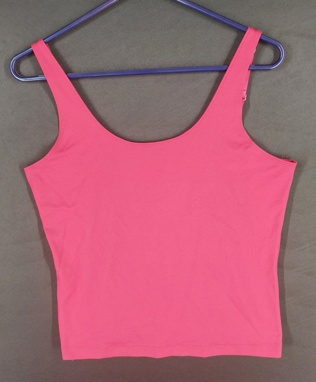 8-64 Chico’s Size S Pink Built-In Bra Adjustable Strap Tank Top Stretch