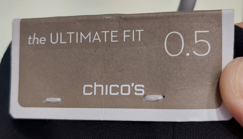 2 30 Chicos Pants Black Size .5